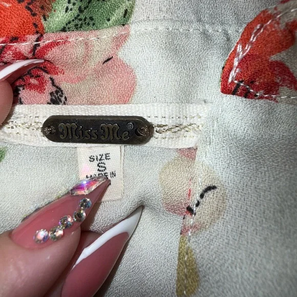 Miss Me Multicolor Floral dress - Picture 3 of 4